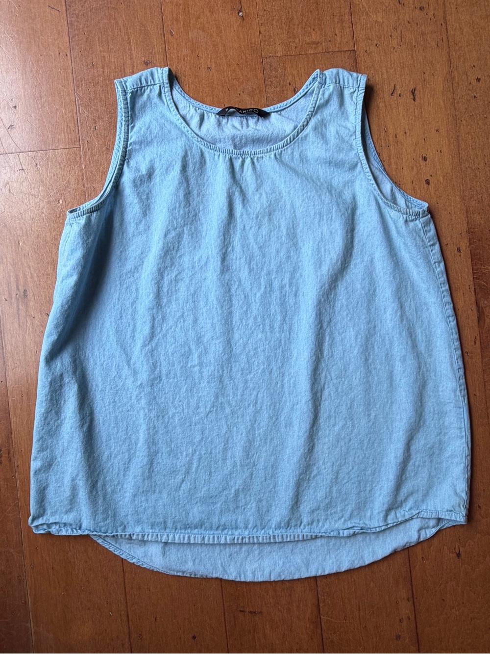 Imanimo Maternity Chambray Tank